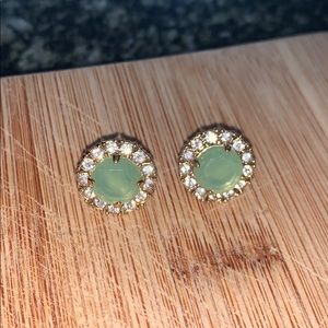 Kate Spade stud earrings in green